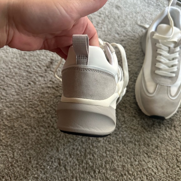 Tory Burch Cream and Gray Sneakers main image 2